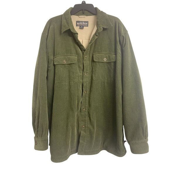 Woolrich Outdoor Corduroy Fleece Ivy Classic Utility Shacket Jacket - Picture 1 of 7